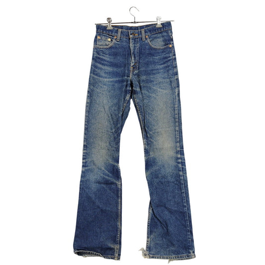 【現状渡し品】【メンズ】 Levi's リーバイス 517-0217 USA製 刻印525 SMALL-E 91年製 90S BOOT CUT FLARE DENIM PANTS ブーツカット フレアー デニム パンツ ズボン ボトムス 157-250922-ya-08-izu サイズ：30×34 カラー：インディゴ 万代Net店
