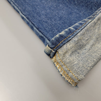 【現状渡し品】【メンズ】 Levi's リーバイス 517-0217 USA製 刻印525 SMALL-E 91年製 90S BOOT CUT FLARE DENIM PANTS ブーツカット フレアー デニム パンツ ズボン ボトムス 157-250922-ya-08-izu サイズ：30×34 カラー：インディゴ 万代Net店