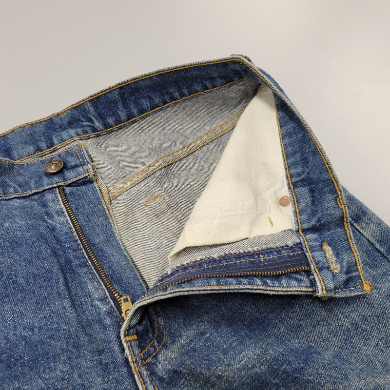 【現状渡し品】【メンズ】 Levi's リーバイス 517-0217 USA製 刻印525 SMALL-E 91年製 90S BOOT CUT FLARE DENIM PANTS ブーツカット フレアー デニム パンツ ズボン ボトムス 157-250922-ya-08-izu サイズ：30×34 カラー：インディゴ 万代Net店