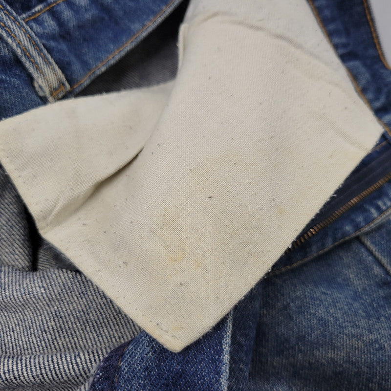 【現状渡し品】【メンズ】 Levi's リーバイス 517-0217 USA製 刻印525 SMALL-E 91年製 90S BOOT CUT FLARE DENIM PANTS ブーツカット フレアー デニム パンツ ズボン ボトムス 157-250922-ya-08-izu サイズ：30×34 カラー：インディゴ 万代Net店