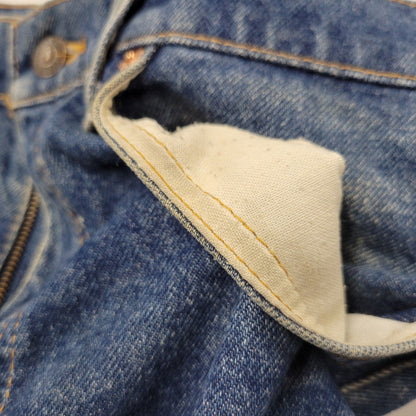 【現状渡し品】【メンズ】 Levi's リーバイス 517-0217 USA製 刻印525 SMALL-E 91年製 90S BOOT CUT FLARE DENIM PANTS ブーツカット フレアー デニム パンツ ズボン ボトムス 157-250922-ya-08-izu サイズ：30×34 カラー：インディゴ 万代Net店