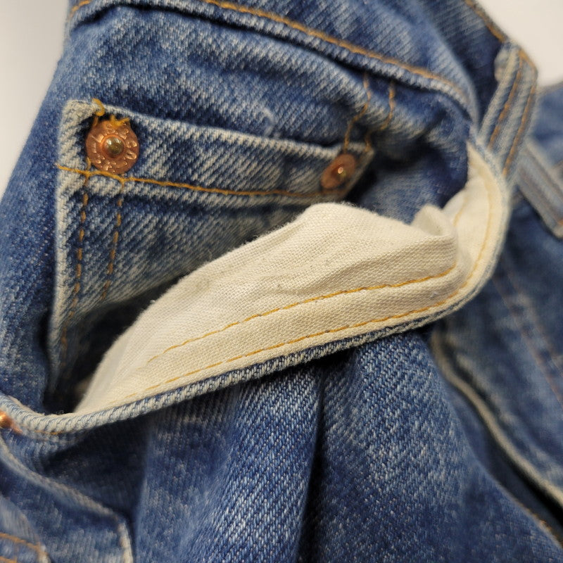 【現状渡し品】【メンズ】 Levi's リーバイス 517-0217 USA製 刻印525 SMALL-E 91年製 90S BOOT CUT FLARE DENIM PANTS ブーツカット フレアー デニム パンツ ズボン ボトムス 157-250922-ya-08-izu サイズ：30×34 カラー：インディゴ 万代Net店