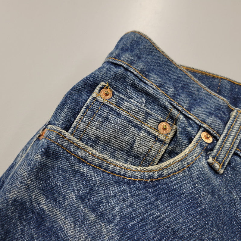 【現状渡し品】【メンズ】 Levi's リーバイス 517-0217 USA製 刻印525 SMALL-E 91年製 90S BOOT CUT FLARE DENIM PANTS ブーツカット フレアー デニム パンツ ズボン ボトムス 157-250922-ya-08-izu サイズ：30×34 カラー：インディゴ 万代Net店