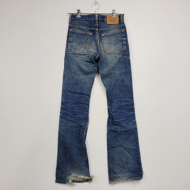 【現状渡し品】【メンズ】 Levi's リーバイス 517-0217 USA製 刻印525 SMALL-E 91年製 90S BOOT CUT FLARE DENIM PANTS ブーツカット フレアー デニム パンツ ズボン ボトムス 157-250922-ya-08-izu サイズ：30×34 カラー：インディゴ 万代Net店