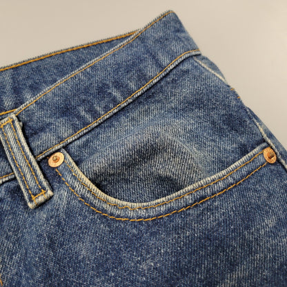 【現状渡し品】【メンズ】 Levi's リーバイス 517-0217 USA製 刻印525 SMALL-E 91年製 90S BOOT CUT FLARE DENIM PANTS ブーツカット フレアー デニム パンツ ズボン ボトムス 157-250922-ya-08-izu サイズ：30×34 カラー：インディゴ 万代Net店