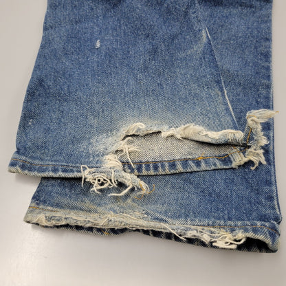 【現状渡し品】【メンズ】 Levi's リーバイス 517-0217 USA製 刻印525 SMALL-E 91年製 90S BOOT CUT FLARE DENIM PANTS ブーツカット フレアー デニム パンツ ズボン ボトムス 157-250922-ya-08-izu サイズ：30×34 カラー：インディゴ 万代Net店