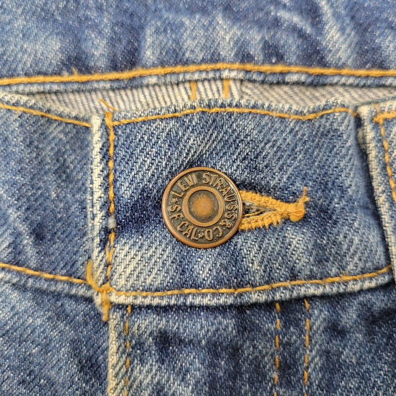 【現状渡し品】【メンズ】 Levi's リーバイス 517-0217 USA製 刻印525 SMALL-E 91年製 90S BOOT CUT FLARE DENIM PANTS ブーツカット フレアー デニム パンツ ズボン ボトムス 157-250922-ya-08-izu サイズ：30×34 カラー：インディゴ 万代Net店