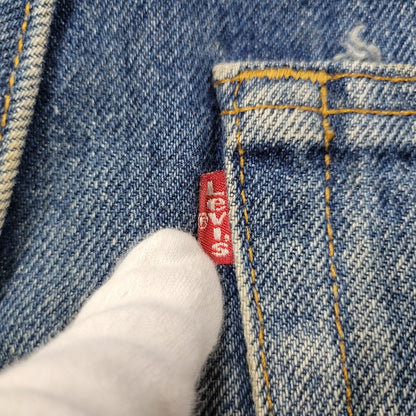 【現状渡し品】【メンズ】 Levi's リーバイス 517-0217 USA製 刻印525 SMALL-E 91年製 90S BOOT CUT FLARE DENIM PANTS ブーツカット フレアー デニム パンツ ズボン ボトムス 157-250922-ya-08-izu サイズ：30×34 カラー：インディゴ 万代Net店