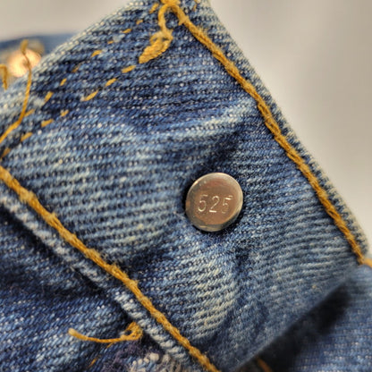 【現状渡し品】【メンズ】 Levi's リーバイス 517-0217 USA製 刻印525 SMALL-E 91年製 90S BOOT CUT FLARE DENIM PANTS ブーツカット フレアー デニム パンツ ズボン ボトムス 157-250922-ya-08-izu サイズ：30×34 カラー：インディゴ 万代Net店