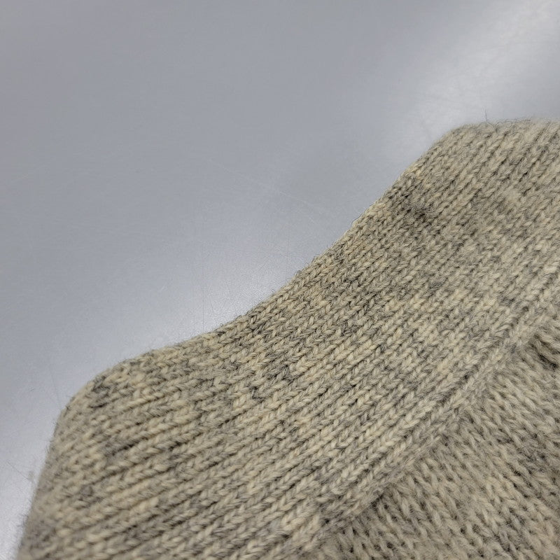 【中古品】【メンズ】 Polo by Ralph Lauren ポロバイラルフローレン LEATHER BUTTON LAMBSWOOL CARDIGAN レザー ボタン ラムズウール カーディガン 146-250911-as-03-izu サイズ：M カラー：グレー系 万代Net店