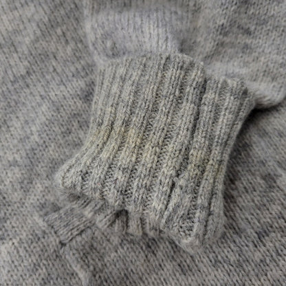 【中古品】【メンズ】 Polo by Ralph Lauren ポロバイラルフローレン LEATHER BUTTON LAMBSWOOL CARDIGAN レザー ボタン ラムズウール カーディガン 146-250911-as-03-izu サイズ：M カラー：グレー系 万代Net店