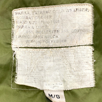 【現状渡し品】【メンズ】 CANADIAN ARMY カナダ軍 8415-21-370-5573 1992 90S COMBAT PARKA 90年代 コンバットパーカー アウター 長袖 146-250913-cs-03-izu サイズ：2/M カラー：オリーブ 万代Net店