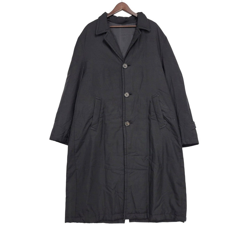 【現状渡し品】【メンズ】 Y’s for men ワイズフォーメン SILK LONG COAT MI-C01-401 シルク ロングコート 茶タグ アウター 140-250907-as-01-izu サイズ：M カラー：ブラック 万代Net店