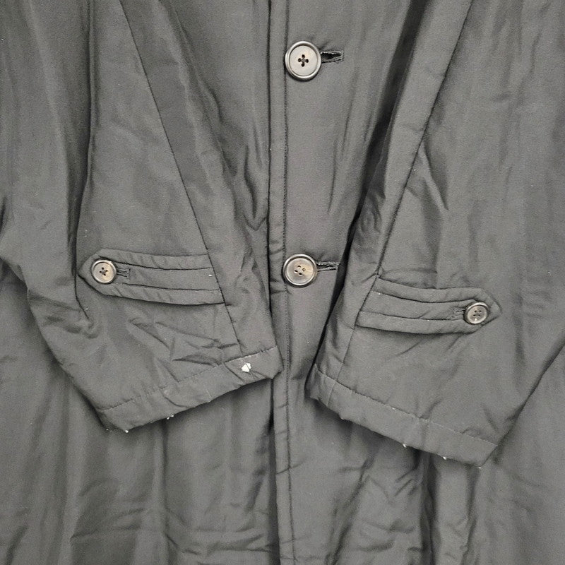 【現状渡し品】【メンズ】 Y’s for men ワイズフォーメン SILK LONG COAT MI-C01-401 シルク ロングコート 茶タグ アウター 140-250907-as-01-izu サイズ：M カラー：ブラック 万代Net店