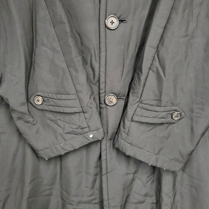 【現状渡し品】【メンズ】 Y’s for men ワイズフォーメン SILK LONG COAT MI-C01-401 シルク ロングコート 茶タグ アウター 140-250907-as-01-izu サイズ：M カラー：ブラック 万代Net店