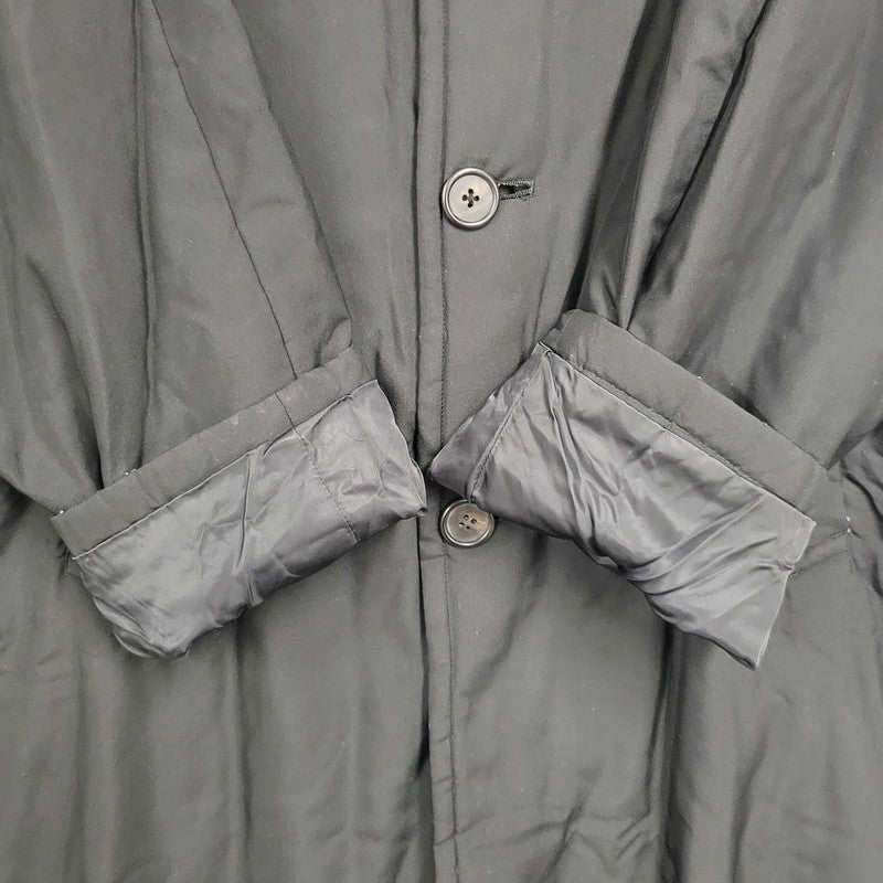 【現状渡し品】【メンズ】 Y’s for men ワイズフォーメン SILK LONG COAT MI-C01-401 シルク ロングコート 茶タグ アウター 140-250907-as-01-izu サイズ：M カラー：ブラック 万代Net店