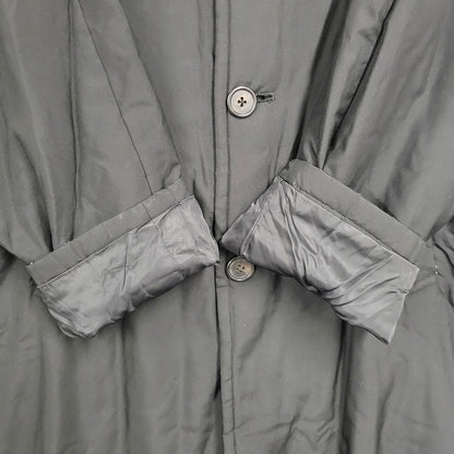 【現状渡し品】【メンズ】 Y’s for men ワイズフォーメン SILK LONG COAT MI-C01-401 シルク ロングコート 茶タグ アウター 140-250907-as-01-izu サイズ：M カラー：ブラック 万代Net店