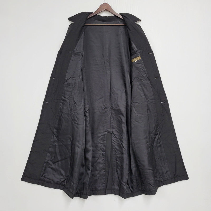 【現状渡し品】【メンズ】 Y’s for men ワイズフォーメン SILK LONG COAT MI-C01-401 シルク ロングコート 茶タグ アウター 140-250907-as-01-izu サイズ：M カラー：ブラック 万代Net店