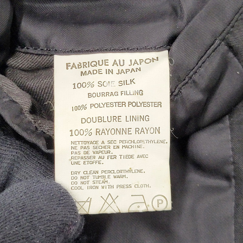 【現状渡し品】【メンズ】 Y’s for men ワイズフォーメン SILK LONG COAT MI-C01-401 シルク ロングコート 茶タグ アウター 140-250907-as-01-izu サイズ：M カラー：ブラック 万代Net店