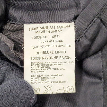 【現状渡し品】【メンズ】 Y’s for men ワイズフォーメン SILK LONG COAT MI-C01-401 シルク ロングコート 茶タグ アウター 140-250907-as-01-izu サイズ：M カラー：ブラック 万代Net店