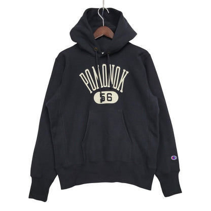 【中古品】【メンズ】 Champion チャンピオン C3-A122 青単色タグ REVERSE WEAVE POMONOK HOODED SWEATSHIRT リバースウィーブ ポモノク フーデッド スウェットシャツ トップス 長袖 148-250911-cs-04-izu サイズ：M カラー：ブラック 万代Net店
