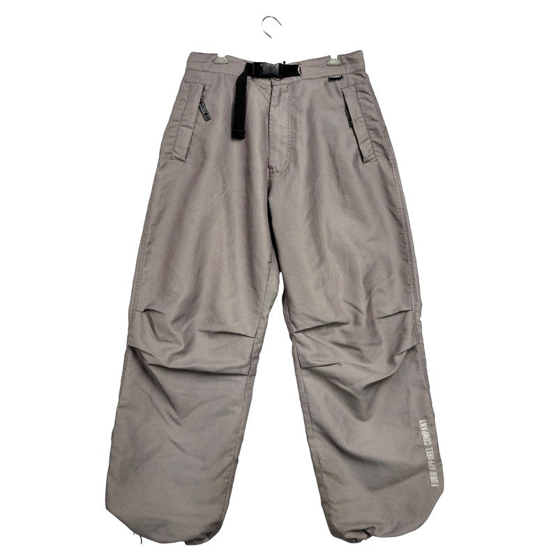 【中古品】【メンズ】 FUBU APPAREL COMPANY フブ NYLON WIDE PANTS ナイロン ワイド パンツ ボトムス 157-250911-as-12-izu サイズ：30 カラー：ブラウン系 万代Net店