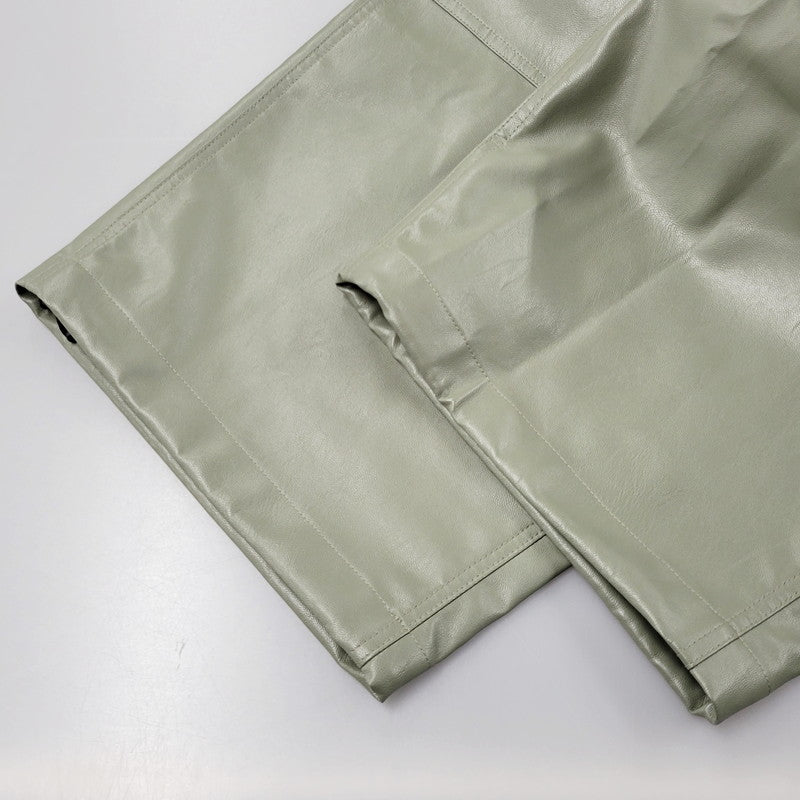 【中古美品】【メンズ】 MAGIC STICK マジックスティック 24AW SYNTHETIC シンセティック LEATHER WIDE レザー ワイド BDU PANTS パンツ ズボン ボトムス 153-250907-ya-25-izu サイズ：L カラー：グレージュ 万代Net店
