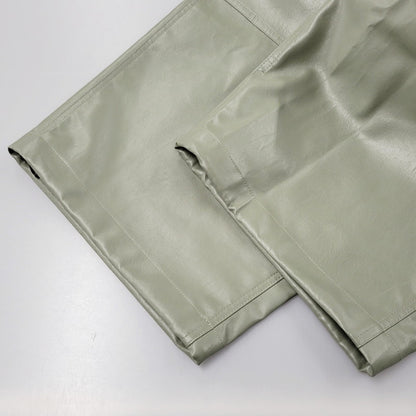 【中古美品】【メンズ】 MAGIC STICK マジックスティック 24AW SYNTHETIC シンセティック LEATHER WIDE レザー ワイド BDU PANTS パンツ ズボン ボトムス 153-250907-ya-25-izu サイズ：L カラー：グレージュ 万代Net店