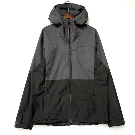 【中古品】【メンズ】 patagonia パタゴニア BOULDER FORK RAIN JACKET 85140SP24 ボルダー フォーク レイン ジャケット アウター 144-250908-as-12-izu サイズ：L カラー：グレー×ブラック 万代Net店