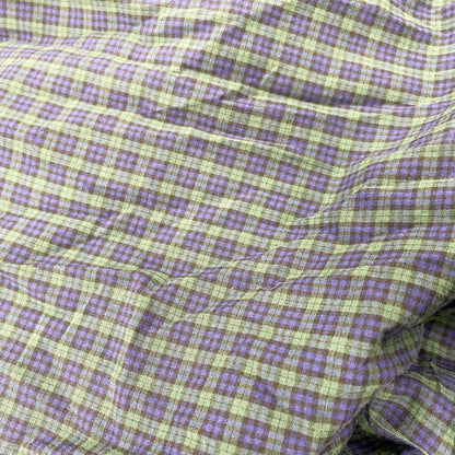 【中古品】【メンズ】 RALPH LAUREN ラルフローレン COTTON CHECK LS BD SHIRT コットン チェック ロングスリーブ ボタンダウン シャツ 長袖 トップス 147-250911-as-23-izu サイズ：4X BIG カラー：グリーン×ネイビー 万代Net店