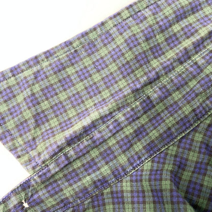 【中古品】【メンズ】 RALPH LAUREN ラルフローレン COTTON CHECK LS BD SHIRT コットン チェック ロングスリーブ ボタンダウン シャツ 長袖 トップス 147-250911-as-23-izu サイズ：4X BIG カラー：グリーン×ネイビー 万代Net店