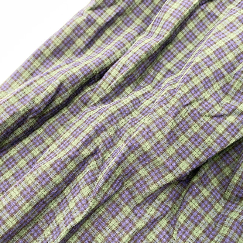 【中古品】【メンズ】 RALPH LAUREN ラルフローレン COTTON CHECK LS BD SHIRT コットン チェック ロングスリーブ ボタンダウン シャツ 長袖 トップス 147-250911-as-23-izu サイズ：4X BIG カラー：グリーン×ネイビー 万代Net店