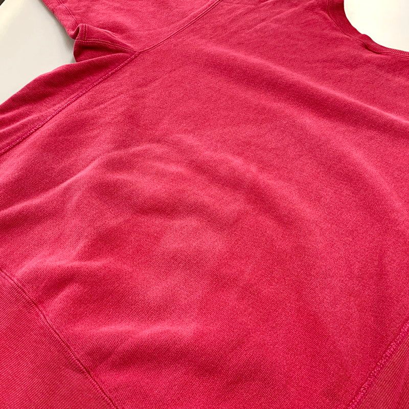 【現状渡し品】【メンズ】 Champion チャンピオン REVERSE WEAVE SWEATSHIRT リバースウィーブ スウェットシャツ USA製 刺繍タグ トレーナー 長袖 トップス 146-250918-as-20-izu サイズ：L カラー：ピンク 万代Net店