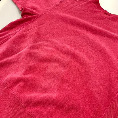 【現状渡し品】【メンズ】 Champion チャンピオン REVERSE WEAVE SWEATSHIRT リバースウィーブ スウェットシャツ USA製 刺繍タグ トレーナー 長袖 トップス 146-250918-as-20-izu サイズ：L カラー：ピンク 万代Net店