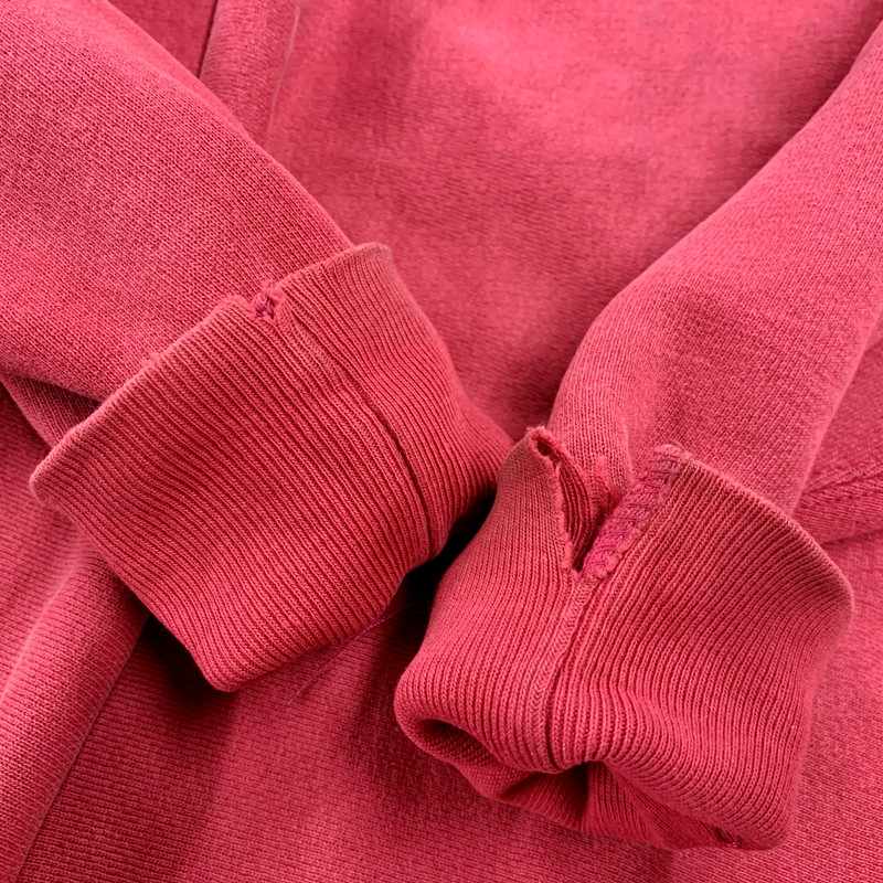 【現状渡し品】【メンズ】 Champion チャンピオン REVERSE WEAVE SWEATSHIRT リバースウィーブ スウェットシャツ USA製 刺繍タグ トレーナー 長袖 トップス 146-250918-as-20-izu サイズ：L カラー：ピンク 万代Net店