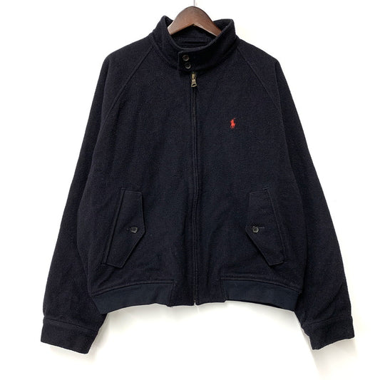 【中古品】【メンズ】 Polo by Ralph Lauren ポロバイラルフローレン CHECK LINER WOOL HARRINGTON JACKET チェック ライナー ウール ハリントン ジャケット アウター 146-250908-as-13-izu サイズ：M カラー：ブラック 万代Net店