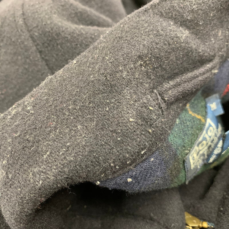 【中古品】【メンズ】 Polo by Ralph Lauren ポロバイラルフローレン CHECK LINER WOOL HARRINGTON JACKET チェック ライナー ウール ハリントン ジャケット アウター 146-250908-as-13-izu サイズ：M カラー：ブラック 万代Net店