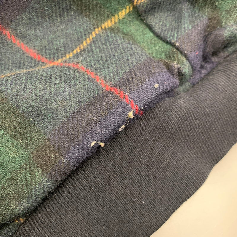 【中古品】【メンズ】 Polo by Ralph Lauren ポロバイラルフローレン CHECK LINER WOOL HARRINGTON JACKET チェック ライナー ウール ハリントン ジャケット アウター 146-250908-as-13-izu サイズ：M カラー：ブラック 万代Net店