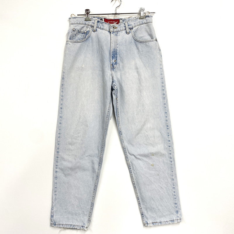 【現状渡し品】【メンズ】 LEVI'S SILVER TAB リーバイス シルバータブ LOOSE DENIM PANTS 10664-0704 ルーズ デニムパンツ USA製 刻印532 ジーンズ ボトムス 157-250911-as-14-izu サイズ：M カラー：ライトインディゴ 万代Net店