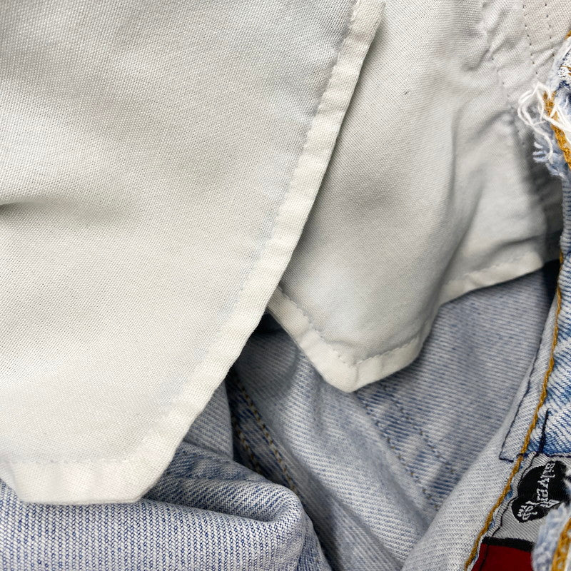 【現状渡し品】【メンズ】 LEVI'S SILVER TAB リーバイス シルバータブ LOOSE DENIM PANTS 10664-0704 ルーズ デニムパンツ USA製 刻印532 ジーンズ ボトムス 157-250911-as-14-izu サイズ：M カラー：ライトインディゴ 万代Net店