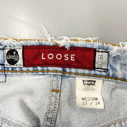 【現状渡し品】【メンズ】 LEVI'S SILVER TAB リーバイス シルバータブ LOOSE DENIM PANTS 10664-0704 ルーズ デニムパンツ USA製 刻印532 ジーンズ ボトムス 157-250911-as-14-izu サイズ：M カラー：ライトインディゴ 万代Net店