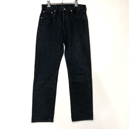 【中古品】Levi's リーバイス 501-0165 刻印252 501 BLACK DENIM PANTS ブラックデニムパンツ ジーンズ ボトムス 157-250908-km-02-izu サイズ：W32 カラー：ブラック 万代Net店
