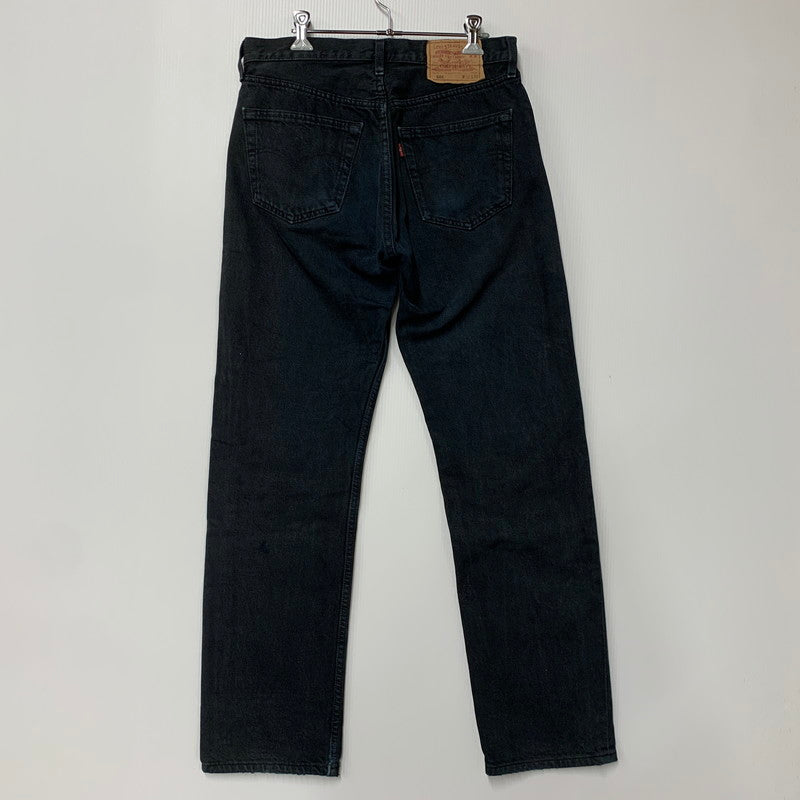 【中古品】Levi's リーバイス 501-0165 刻印252 501 BLACK DENIM PANTS ブラックデニムパンツ ジーンズ ボトムス 157-250908-km-02-izu サイズ：W32 カラー：ブラック 万代Net店