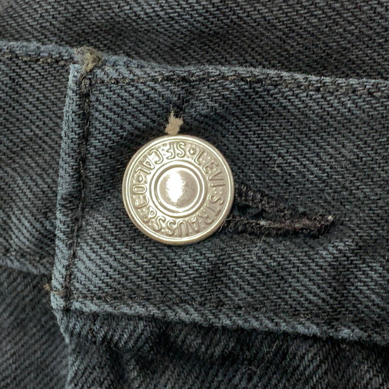 【中古品】Levi's リーバイス 501-0165 刻印252 501 BLACK DENIM PANTS ブラックデニムパンツ ジーンズ ボトムス 157-250908-km-02-izu サイズ：W32 カラー：ブラック 万代Net店
