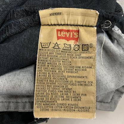 【中古品】Levi's リーバイス 501-0165 刻印252 501 BLACK DENIM PANTS ブラックデニムパンツ ジーンズ ボトムス 157-250908-km-02-izu サイズ：W32 カラー：ブラック 万代Net店