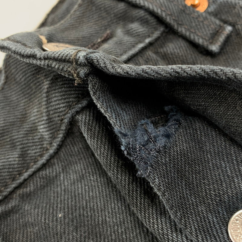 【中古品】Levi's リーバイス 501-0165 刻印252 501 BLACK DENIM PANTS ブラックデニムパンツ ジーンズ ボトムス 157-250908-km-02-izu サイズ：W32 カラー：ブラック 万代Net店