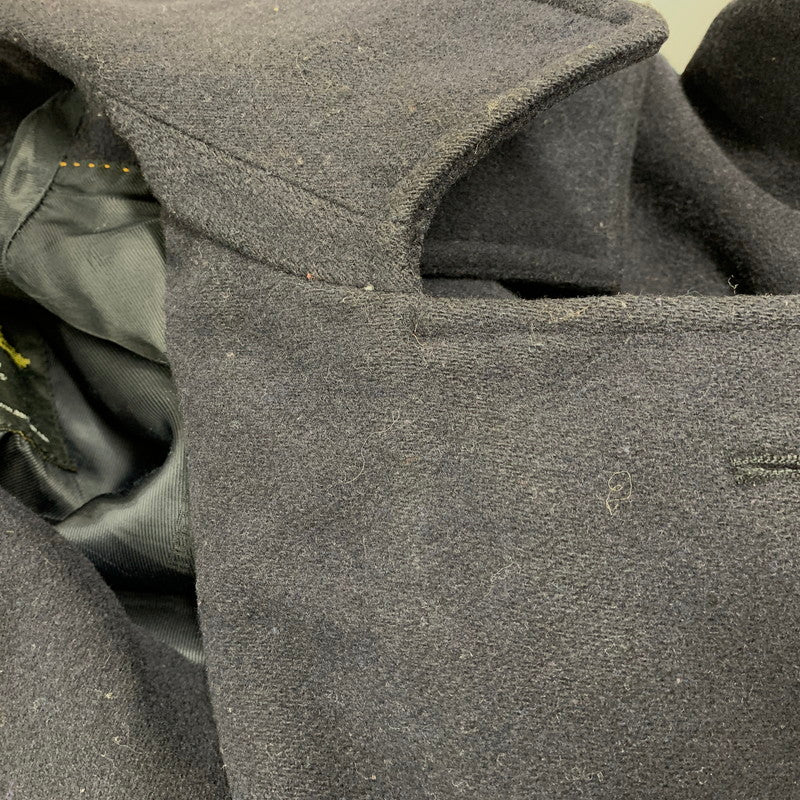 【現状渡し品】【メンズ】 Barbour バーブァー PEA COAT SHORT 61034 ピーコート ショート ジャケット アウター 144-250908-as-09-izu サイズ：46/56 カラー：ネイビー 万代Net店