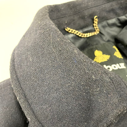 【現状渡し品】【メンズ】 Barbour バーブァー PEA COAT SHORT 61034 ピーコート ショート ジャケット アウター 144-250908-as-09-izu サイズ：46/56 カラー：ネイビー 万代Net店