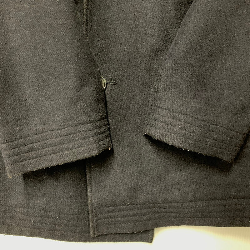 【現状渡し品】【メンズ】 Barbour バーブァー PEA COAT SHORT 61034 ピーコート ショート ジャケット アウター 144-250908-as-09-izu サイズ：46/56 カラー：ネイビー 万代Net店