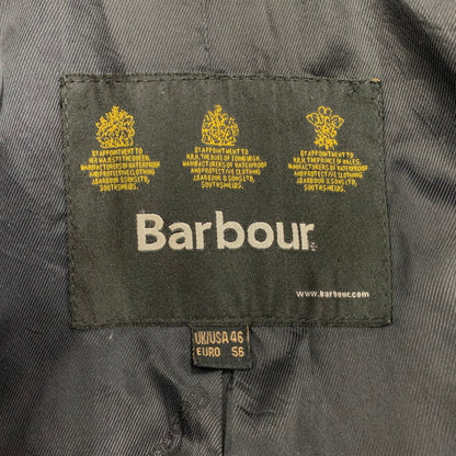 【現状渡し品】【メンズ】 Barbour バーブァー PEA COAT SHORT 61034 ピーコート ショート ジャケット アウター 144-250908-as-09-izu サイズ：46/56 カラー：ネイビー 万代Net店